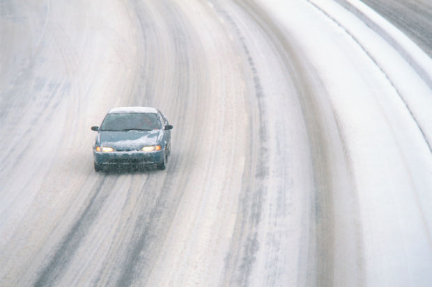 Know that ramps, bridges, and overpasses freeze first